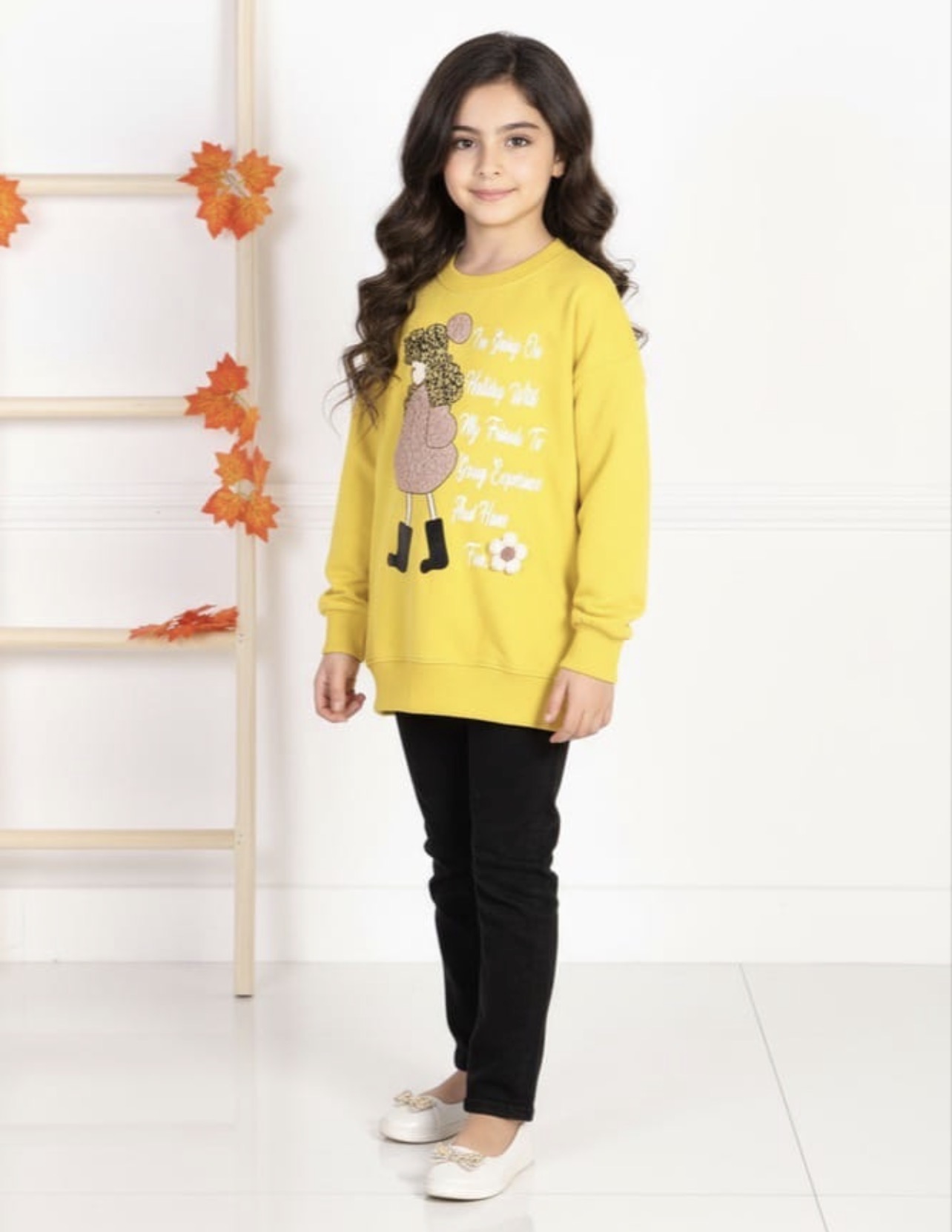 بلوز دورس دخترانه نی نی مون ٢٣ مدل آستین بلند جنس لاکرا پنبه